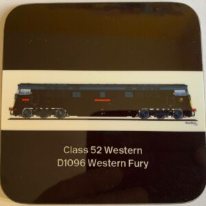 D1096 Western Fury in Black Coaster