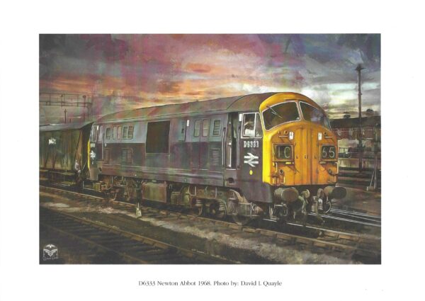 British Railways Class 22 Four full colour A4 Prints - Image 3