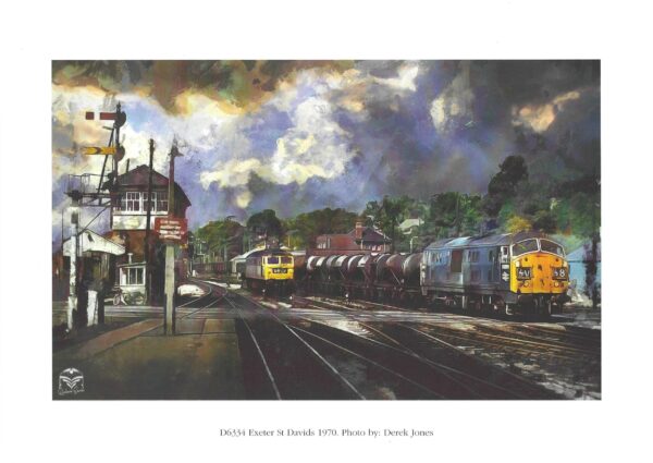 British Railways Class 22 Four full colour A4 Prints