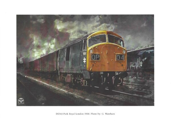 British Railways Class 22 Four full colour A4 Prints - Image 4