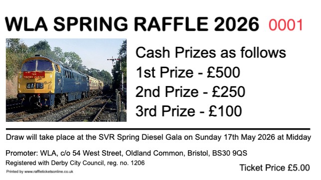 WLA SPRING RAFFLE 2026 - book of five tickets