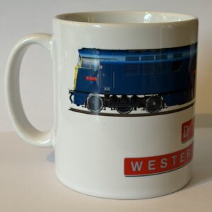 D1013 Western Ranger Red nameplates Mug - wrap round