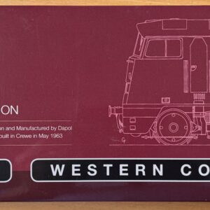 Five raffle tickets for a limited edition 00 gauge Dapol model of D1062 Western Courier in maroon SYP